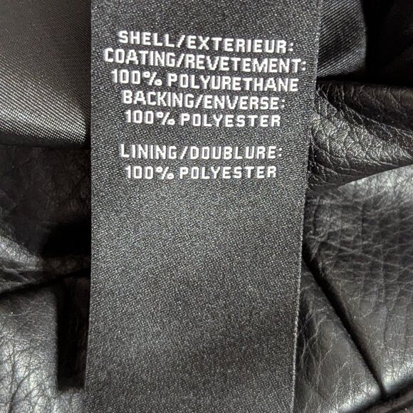 7 FOR ALL MANKIND FAUX Leather Skirt SIZE SMALL - Picture 7 of 7